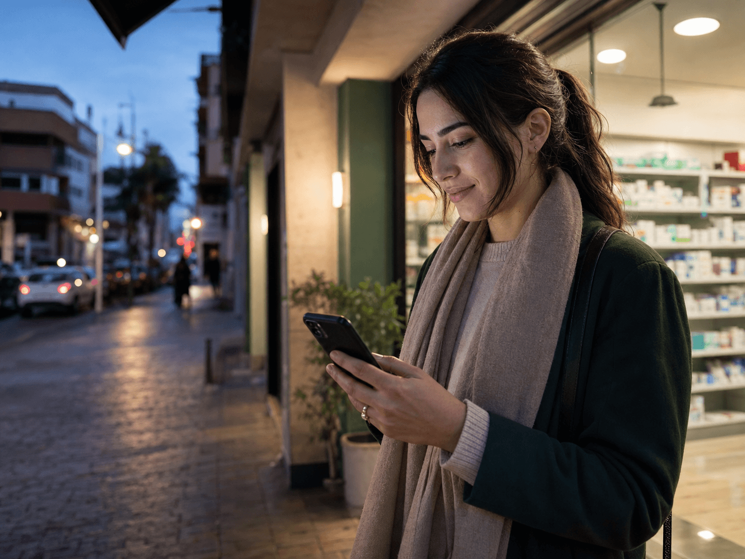 A business assistant replying instantly to a customer message